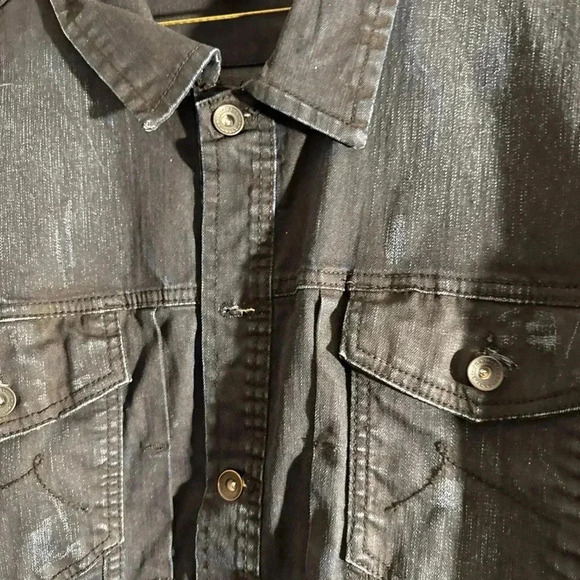 Men’s Vintage RocaWear Denim Blue Jean Jacket Size 48 - Picture 2 of 9